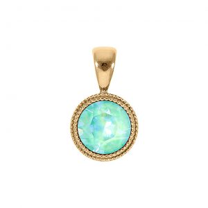 Fabero pendant gold silky sage delite