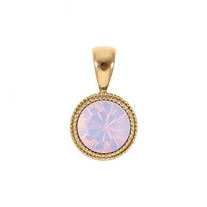 Fabero pendant gold rose opale
