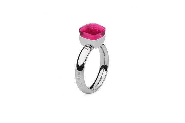 Firenze ring silver light fuchsia