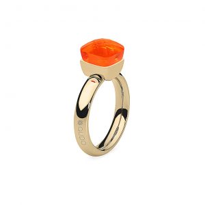 Firenze ring  gold orange glow