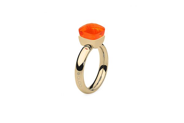 Firenze ring  gold orange glow