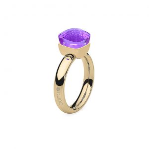 Firenze ring  gold medium orchidee