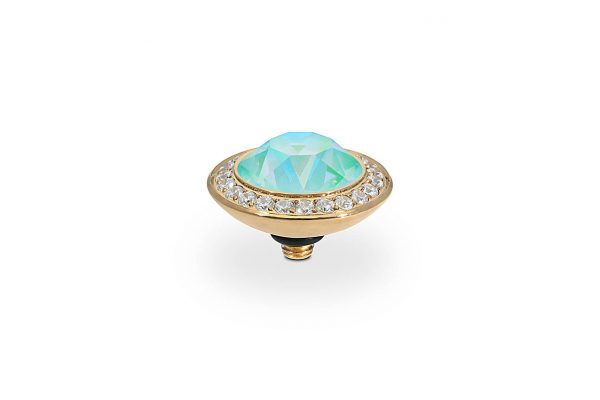 Tondo de luxe 13 mm gold silky sage delite