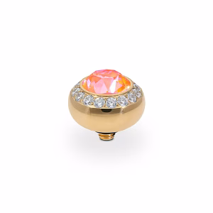 Tondo de luxe 10 mm gold orange glow delite