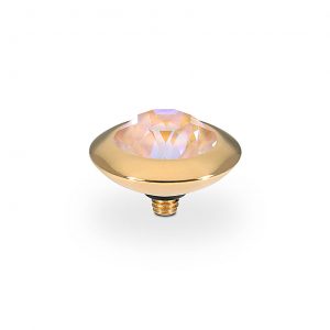 Tondo 13 mm gold dusty pink delite