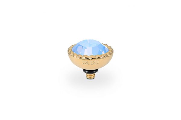 Bocconi 11 mm gold light sapphire opal