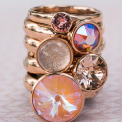 Bottone 13 mm gold orange glow delite - Afbeelding 2