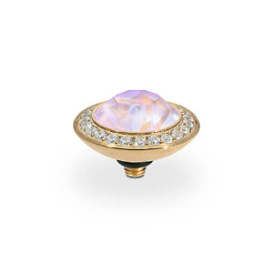 Tondo de luxe 13 mm gold lavender delite