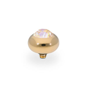 Tondo  10 mm gold , dusty pink delite