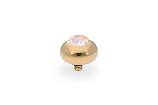 Tondo  10 mm gold , dusty pink delite