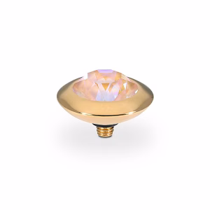 Tondo 13 mm gold dusty pink