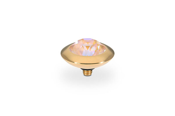 Tondo 13 mm gold dusty pink