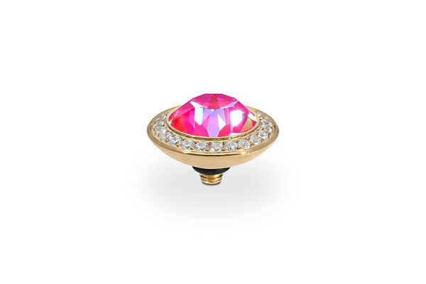 Tondo de luxe 13 mm gold royal red delite