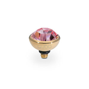 Bottone 10 mm gold light rose ignite