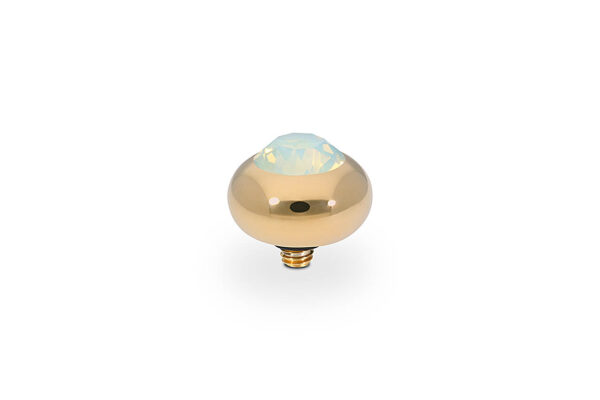 Tondo  10 mm gold , light grey delite