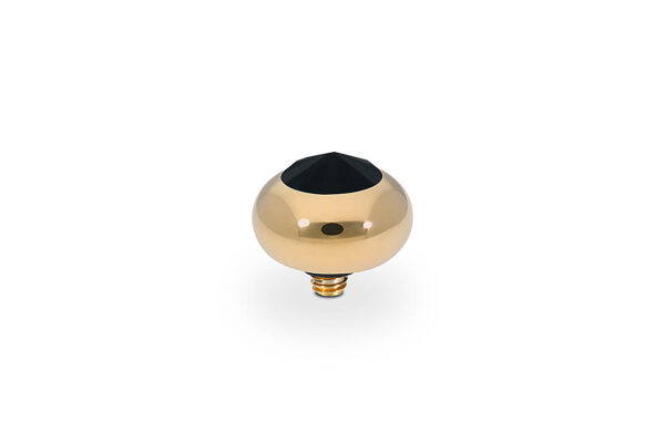 Tondo  10 mm gold , jet hematite , shiny grey
