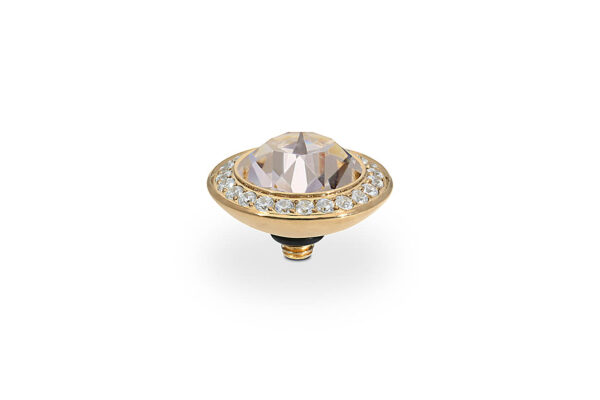 Tondo de luxe 13 mm gold silk