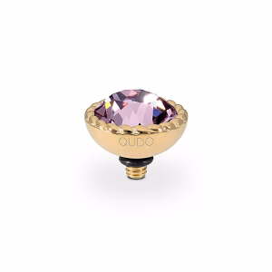 Bocconi 11 mm gold light amethyst