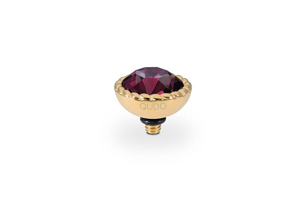 Bocconi 11 mm gold amethyst