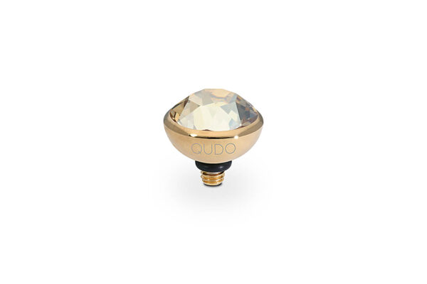 Bottone 10 mm gold golden shadow