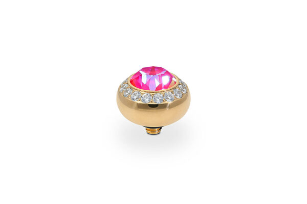 Tondo de luxe 10 mm gold royal red delite