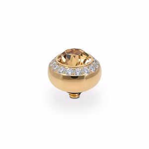 Tondo de luxe 10 mm gold light colourado topaz