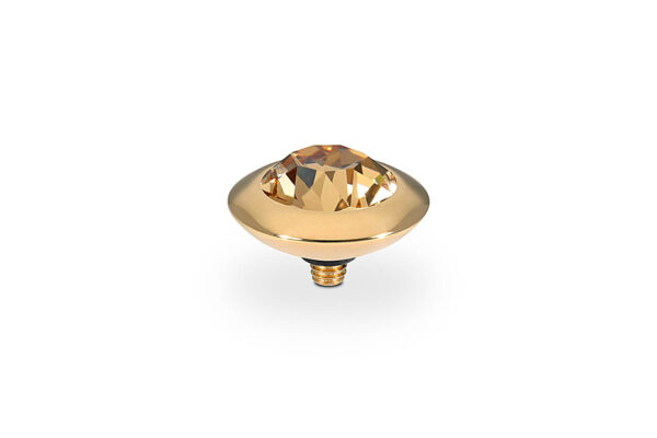 Tondo 13 mm gold light colorado topaz