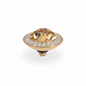 Tondo de luxe 13 mm gold colorado topaz