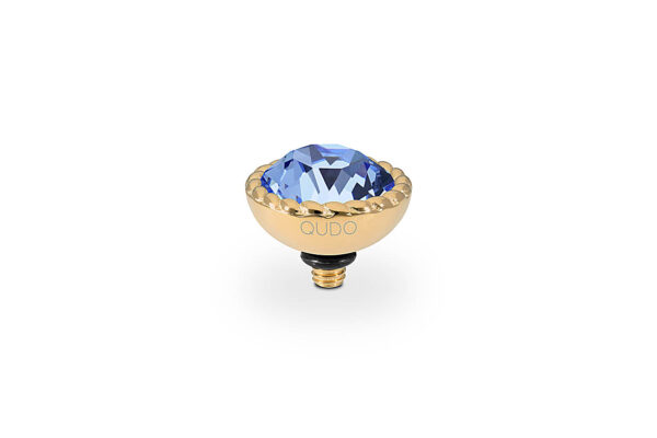Bocconi 11 mm gold light sapphire
