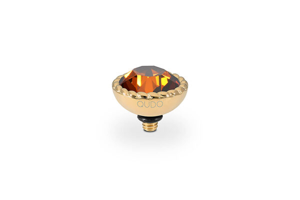 Bocconi 11 mm gold smoked amber