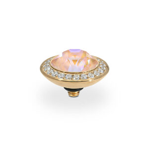 Tondo de luxe 13 mm gold dusty pink delite