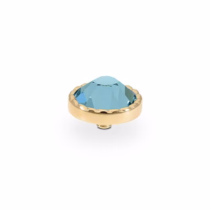 Bocconi  flat 9 mm gold smoked sapphire