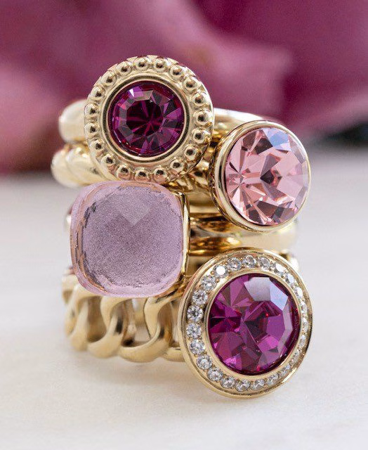 Tondo de luxe 13 mm gold fuchsia - Afbeelding 2
