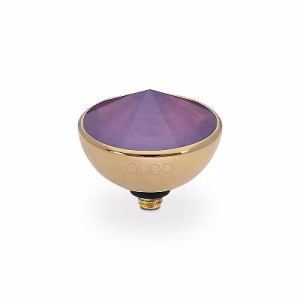 Bottone 13 mm gold dark red
