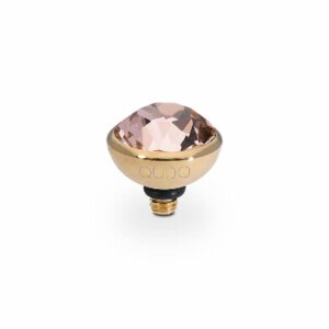 Bottone 10 mm gold vintage rose