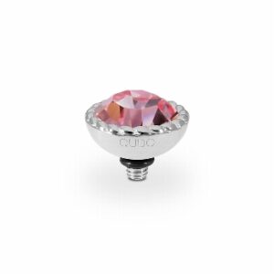 Bocconi 11 mm zilver light rose