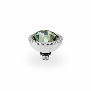 Bocconi 11 mm zilver black diamond