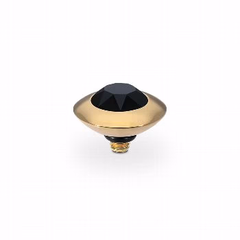 Tondo 9 mm gold , jet