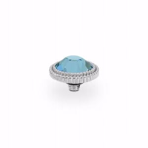 fabero flat silver 10 mm smoked sapphire