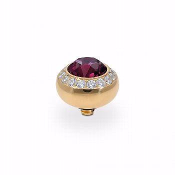 Tondo de luxe 10 mm gold amethyst