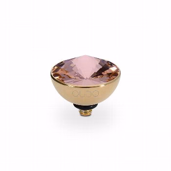 Bottone 11,5 mm gold vintage rose