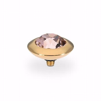Tondo 13 mm gold vintage rose