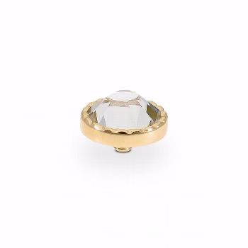 QUDO Bocconi flat 9 mm gold, gold quartz