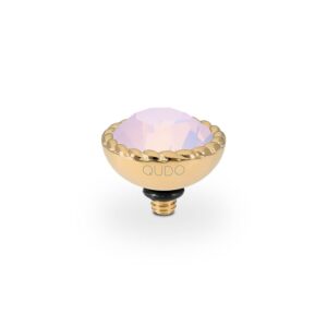 Bocconi 11 mm gold rose opale