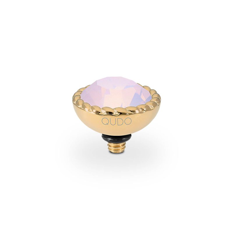 Bocconi 11 mm gold rose opale