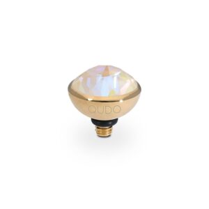 Bottone 10 mm gold ivory cream delight