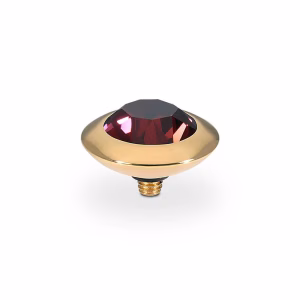 Tondo  13 mm gold burgundy