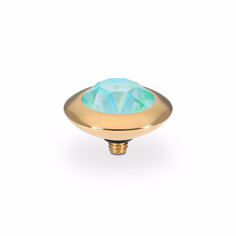 Tondo 13 mm gold silky sage delight