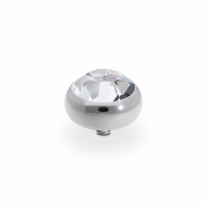 Sesto 10 mm silver chrystal
