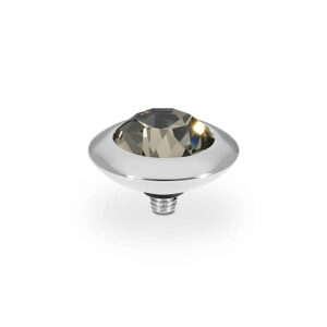 Tondo 13 mm silver greige